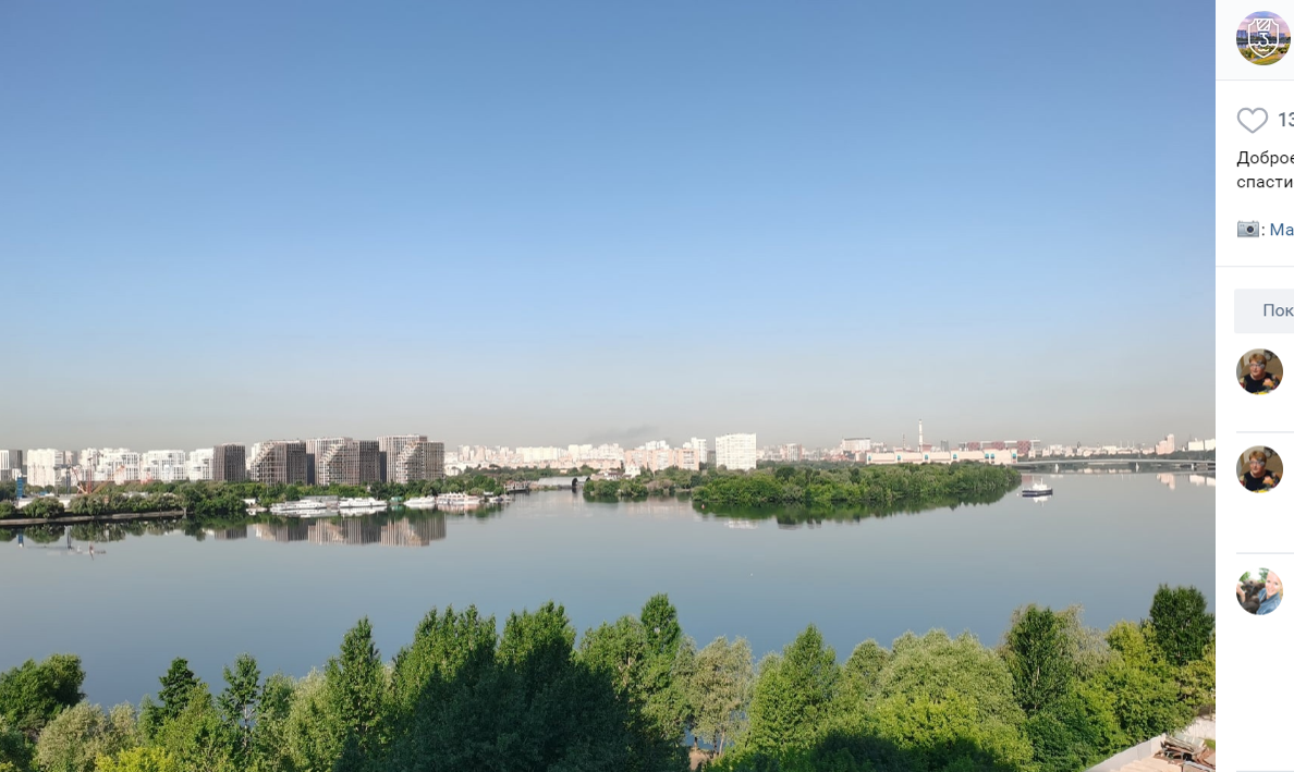 Фото дня: жаркий день в Печатниках